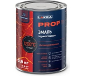 Эмаль термостойкая антикоррозионная Лакра PROF IT до 1200С чёрный 0,8кг