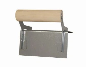 Мастерок кельма стальной для внешних углов средняя 125*65 мм