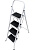 Стремянка LadderBel 4 ступени, широкие ступени