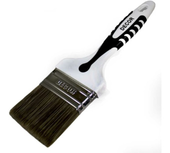 Кисть плоская 35*15 мм для лака Black White 830-035