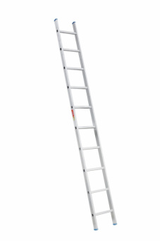 Лестница 1х10 ступеней алюминиевая двухсекционная LadderBel LS110