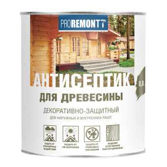 Антисептик алкидный Proremontt орех 0,8 л
