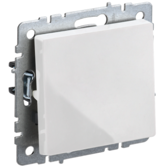 Механизм Выключ. СП 1-кл. прох. 10А ВС10-1-6-БрБ бел.BRITE IEK (упак.100/10)