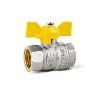 Кран шаровый газовый  1/2" в/в бабочка Ру-40 LD Pride (30)