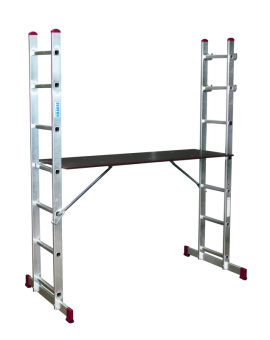 Лестничные подмости KRAUSE CORDA 2*7 ступени Лестничные подмости KRAUSE CORDA 2*7 ступени