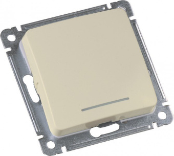 Механизм выключателя СУ 1 кл. MASTER с инд., цвет слоновая кость (упак. 20 шт.)