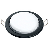 Светильник потолочный встраиваемый, 20W 230V  GX53, черный матовый без лампы, DL53