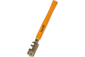 Стеклорез 6-роликовый с деревянной рукояткой SPARTA 872235