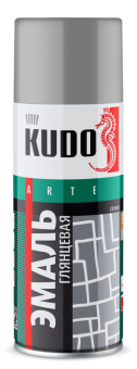 Эмаль универсальная KUDO KU-1018 серая RAL 7040