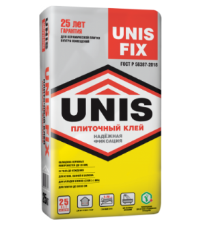 Клей плиточный FIX ЮНИС, 25 кг