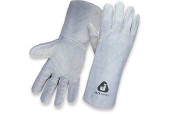 Краги спилковые 10/XL серые Jeta Safety