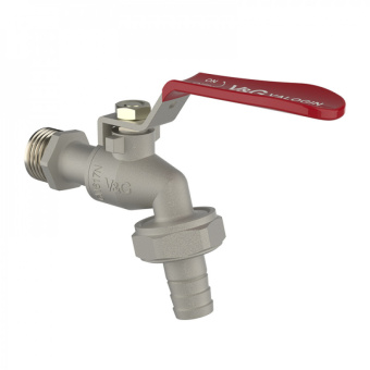 Кран  шаровой водоразборный 1/2" НР  рычаг "Valogin" (24)