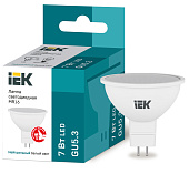 Лампа светодиодная ECO MR16 софит 7Вт 230В 4000К GU5.3 IEK