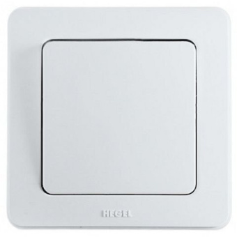 Выключатель СУ 1 кл. MASTER, цвет белый (упак. 135 шт.)