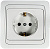 Розетка СП 1-мест. з/к белая 2028-W CLASSICO ASD  (упак.200/10)
