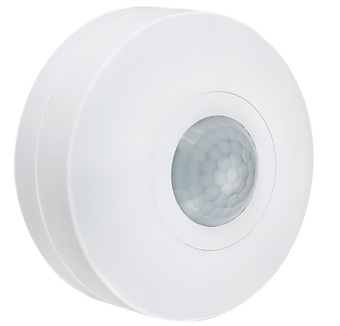 Датчик движения ДД 025 белый, 1200Вт, 360 гр.,6М,IP20,IEK (упак.50/10)