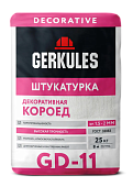 Штукатурка цементная Геркулес GD-11 Короед белая 1,5-2 мм, 25 кг