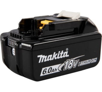Аккумулятор с индикацией MAKITA BL1860B 18В, 6.0 Ач, Li-Ion Аккумулятор с индикацией MAKITA BL1860B 18В, 6.0 Ач, Li-Ion