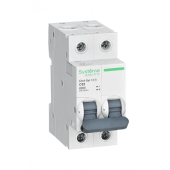 Авт.выкл. City9 Set 2P 63А С 4.5kA 230В (C9F34263) Schneider Electric