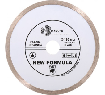 Диск алмазный сплошной 180 мм*25.4 кафель Trio Diamond