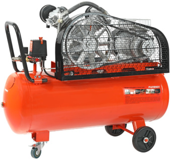 Компрессор пневматический 2200 Вт 450 л/мин 80л 10 бар PATRIOT PTR 80-450A
