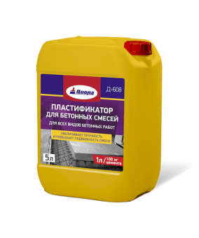 Пластификатор для бетонных смесей Диола-608, 5 л