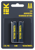 Аккумулятор AA 2700мАч GREEN Ni-MH (упак.2шт) IEK выписывать кратно упаковке, цена за уп. (120/10/2)
