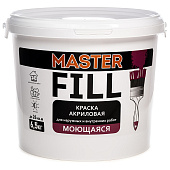 Краска акриловая универсальная MasterFILL моющаяся 6,5кг