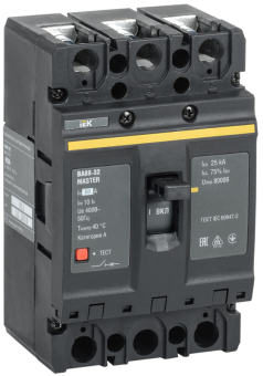 Выключатель автоматический ВА88-32 3Р 50А 25кА MASTER IEK