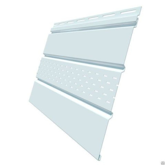 Планка софит коричневая частично перфорированная Т-20 3000*230мм Альта Классика