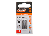 Бита Ph 2*25 мм торсионная GEPARD GP3900-25 2 шт