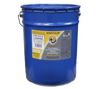 Грунтовка ГФ-021 НОВОКОЛОР серая 25 кг Грунтовка ГФ-021 НОВОКОЛОР серая 25 кг