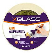 Лента малярная 75мм*50м XGLASS