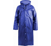 Плащ-дождевик на кнопках с капюшоном синий EVA Komfi 50