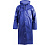Плащ-дождевик на кнопках с капюшоном синий EVA Komfi 50