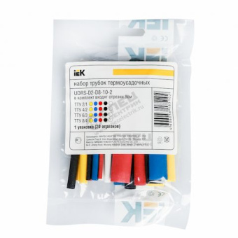 Набор ТТУ 8/4, 10/5, 12/6, 14/7 Ж, С, К, Ч, Б 20х8см/упак IEK (упак.400/10)