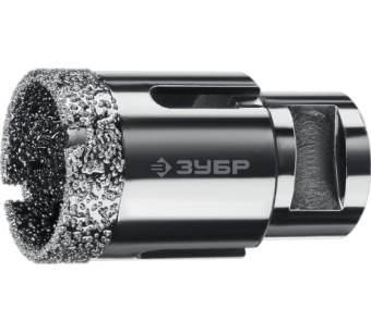 Коронка 35 мм под УШМ керамогранит железобетон Зубр 29865-35