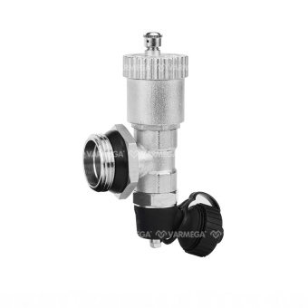 Концевая группа с автом. воздухоотвод. и дренаж.  латунь "Varmega"