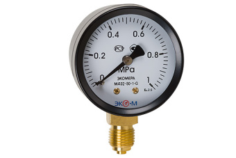 Манометр   50мм 1,0МПа  G1/4  (Эконом)  "Экомера"