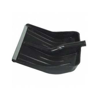 Лопата снеговая пластиковая 400*420мм алюм.окантовка без черенка СИБРТЕХ  61430