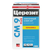 Клей для плитки для внутренних работ ЦЕРЕЗИТ СМ 9, 25 кг Клей для плитки для внутренних работ ЦЕРЕЗИТ СМ 9, 25 кг