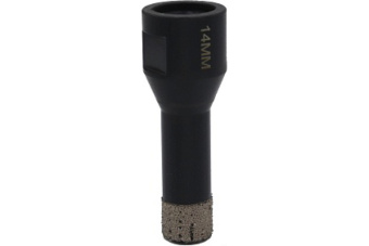 Коронка 14 мм под УШМ керамогранит гранит Super Hard Hilberg