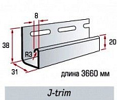 J-профиль фисташковый Т-15 3000мм (КАНАДА + Престиж) (40шт)