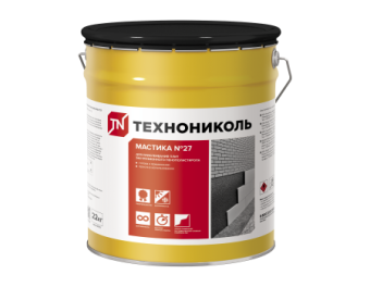 Мастика приклеивающая для плит и пенополистирола №27 ТЕХНОНИКОЛЬ ведро 22кг