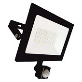 Прожектор светодиодный 30Вт 6500К LE LED FL IR BLACK с сенсором IP65 LEEK (1/20)