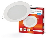 Панель светодиодная встраиваемая круглая 12Вт 4000К 960Лм 145 мм RLP-VC белая IP40 IN HOME