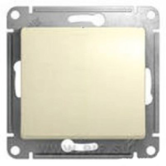 Выключатель СП 1-кл. бежевый "GLOSSA" (упак.15) GSL000212