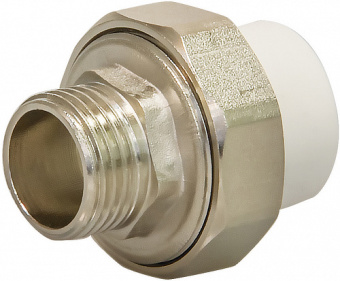 Муфта полипропиленовая разъём.(американка) с НР 63x2"(13/1) MeerPlast