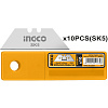 Лезвие трапециевидное 19*61 мм INGCO HUKB61001