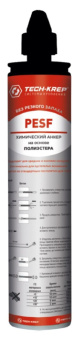 Химический анкер, полиэстерная смола  БЕЗ СТИРОЛА, 300мл // PESF POLYESTER// TECH-KREP